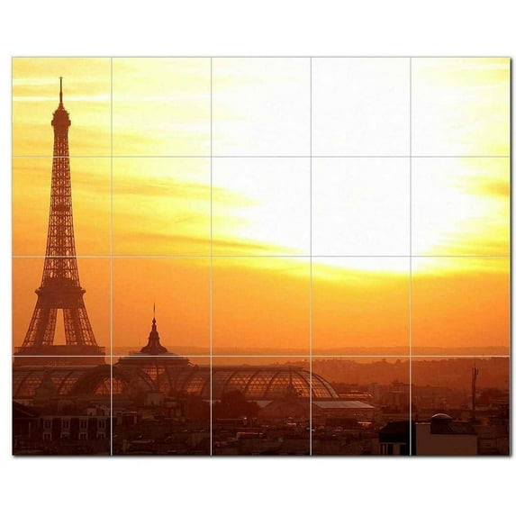 Monument Ceramic Tile Mural Kitchen Backsplash Bathroom Shower, 400867-S54