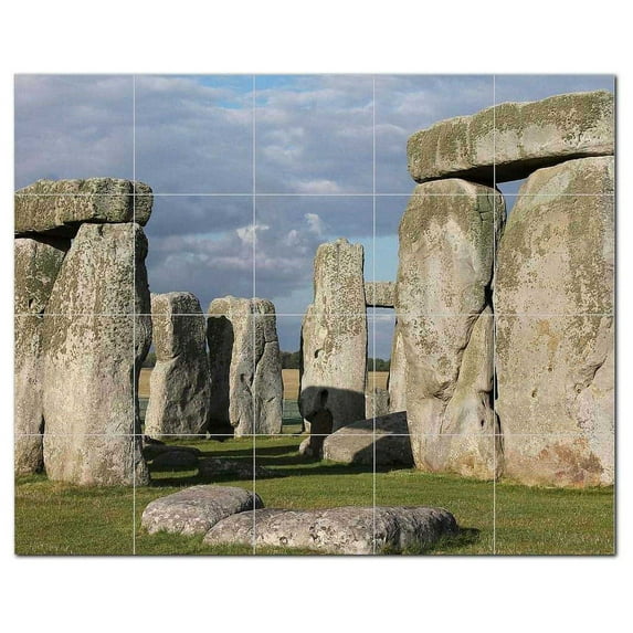 Monument Ceramic Tile Mural Kitchen Backsplash Bathroom Shower, 400916-L54