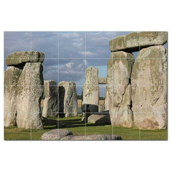 Monument Ceramic Tile Mural Kitchen Backsplash Bathroom Shower, 400916-S64