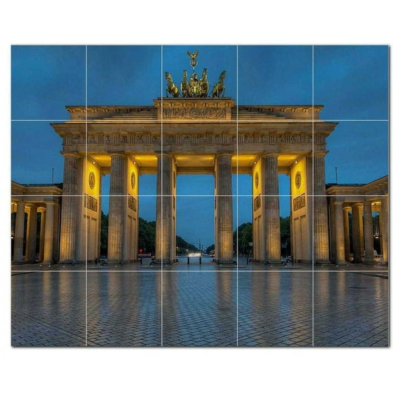 Monument Ceramic Tile Mural Kitchen Backsplash Bathroom Shower, 400923-L54