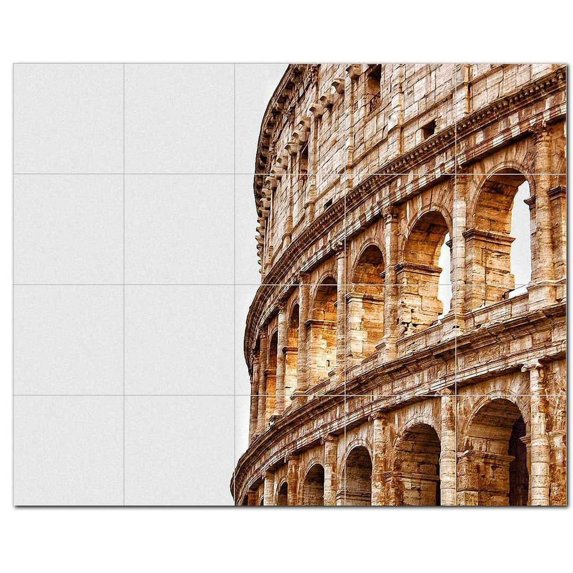 Monument Ceramic Tile Mural Kitchen Backsplash Bathroom Shower, 400943-L54