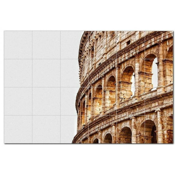 Monument Ceramic Tile Mural Kitchen Backsplash Bathroom Shower, 400943-L64