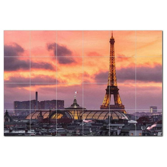 Monument Ceramic Tile Mural Kitchen Backsplash Bathroom Shower, 400957-S64