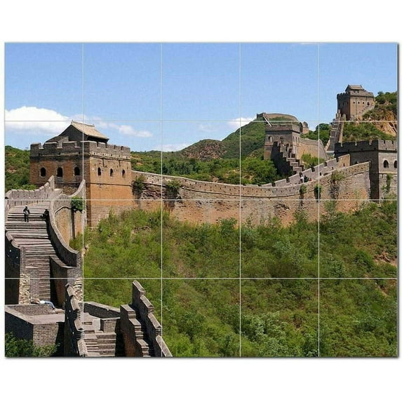 Monument Ceramic Tile Mural Kitchen Backsplash Bathroom Shower, 400970-XL54