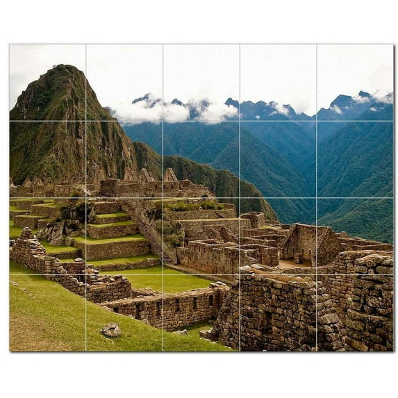 Monument Ceramic Tile Mural Kitchen Backsplash Bathroom Shower, 400989-L54
