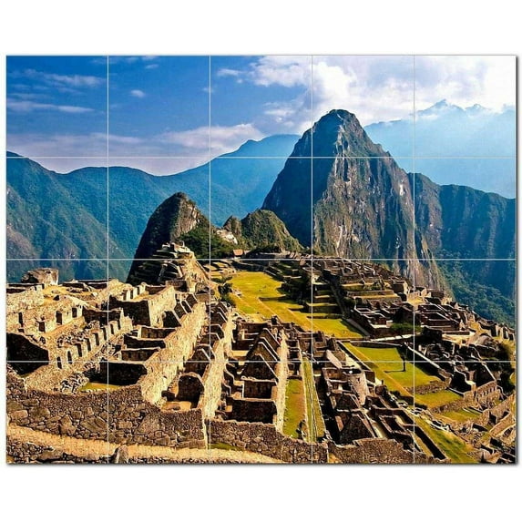 Monument Ceramic Tile Mural Kitchen Backsplash Bathroom Shower, 400995-XL54