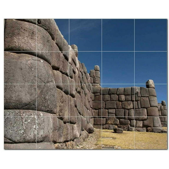 Monument Ceramic Tile Mural Kitchen Backsplash Bathroom Shower, 401007-M54