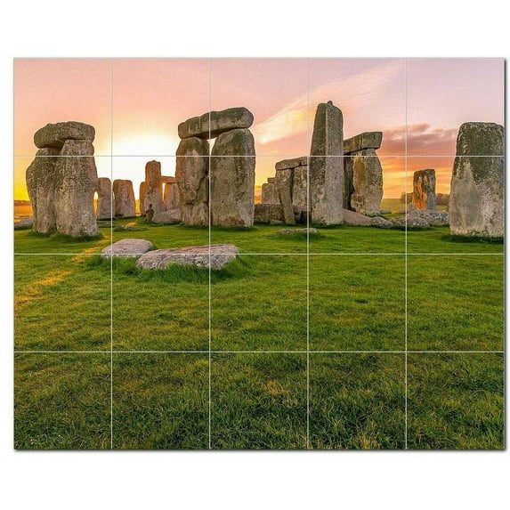 Monument Ceramic Tile Mural Kitchen Backsplash Bathroom Shower, 401023-L54