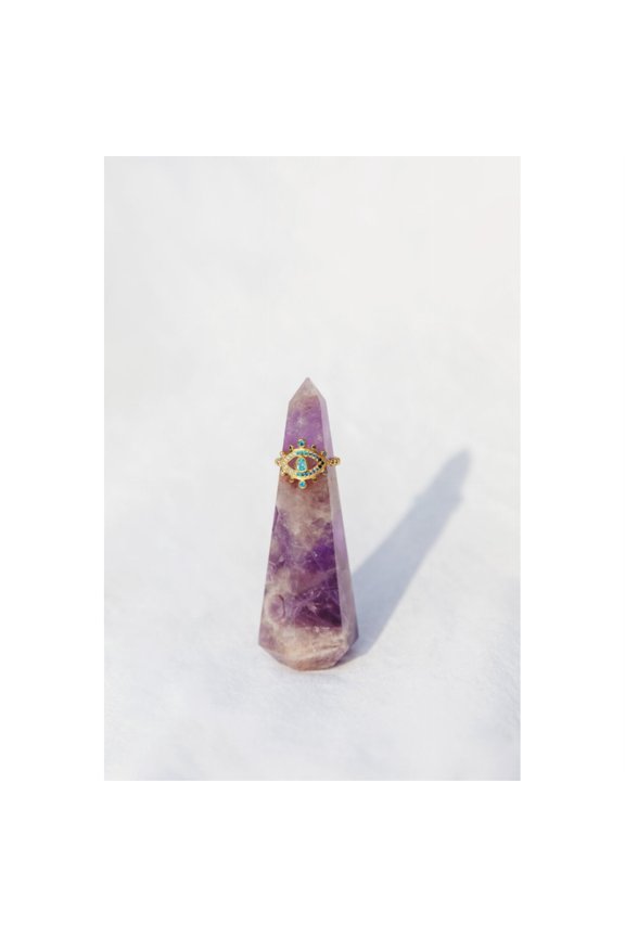Monument Gemstone Ring Stacker