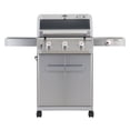 thumbnail image 1 of Monument Grills Mesa 3-Burner Propane Gas Grill, Stainless Steel, Clear View Lid, LED Controls, 1 of 11
