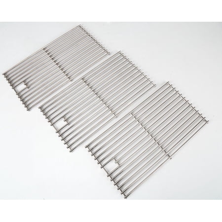 Monument Grills Durable Stainless Steel BBQ Grilling Replacement Cooking Grates, 3-Pack