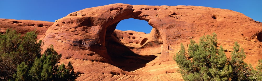 Monument Valley Arizona Canvas Art - Panoramic Images (36 x 12)