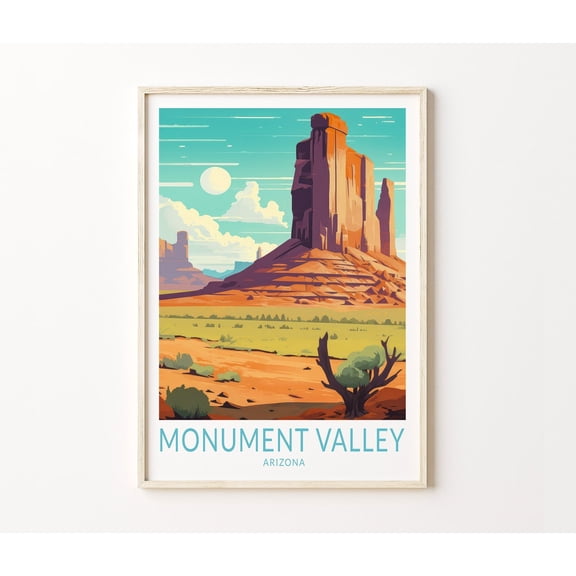 Monument Valley Arizona Desert Landscape Wall Art Home Decor
