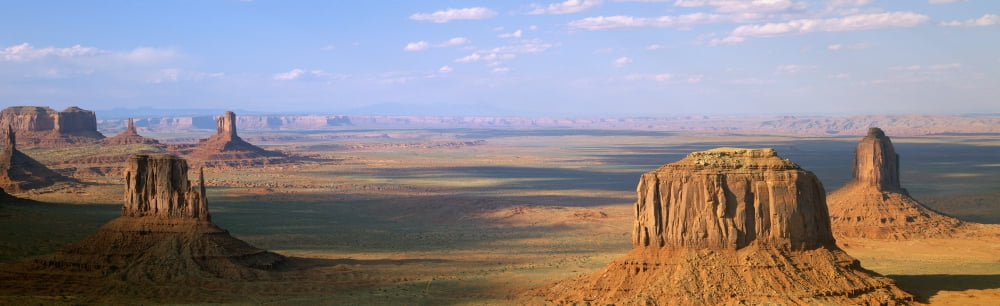 Monument Valley Canvas Art - Panoramic Images (12 x 38)