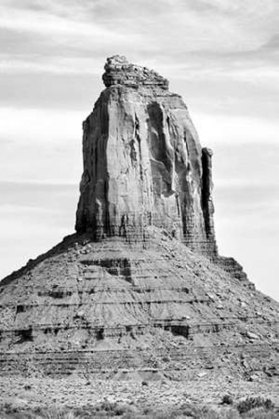 Monument Valley II BW Canvas Art - Douglas Taylor (12 x 18)
