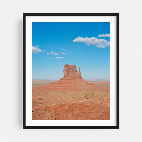 Monument Valley - Oljato-Monument Valley Arizona Photography Desert Landscape Nature Scenic Travel Poster Minimalist Wilderness Black Framed Wall Art Print 24 x 36 inches