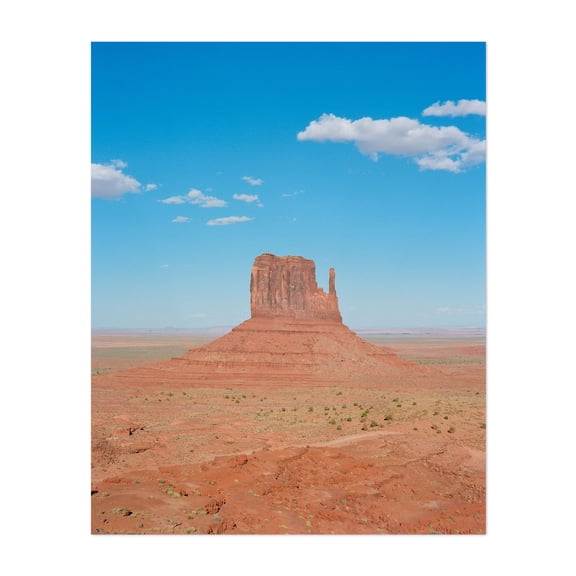 Monument Valley - Oljato-Monument Valley Arizona Photography Desert Landscape Nature Scenic Travel Poster Minimalist Wilderness Unframed Wall Art Print 24 x 32 inches