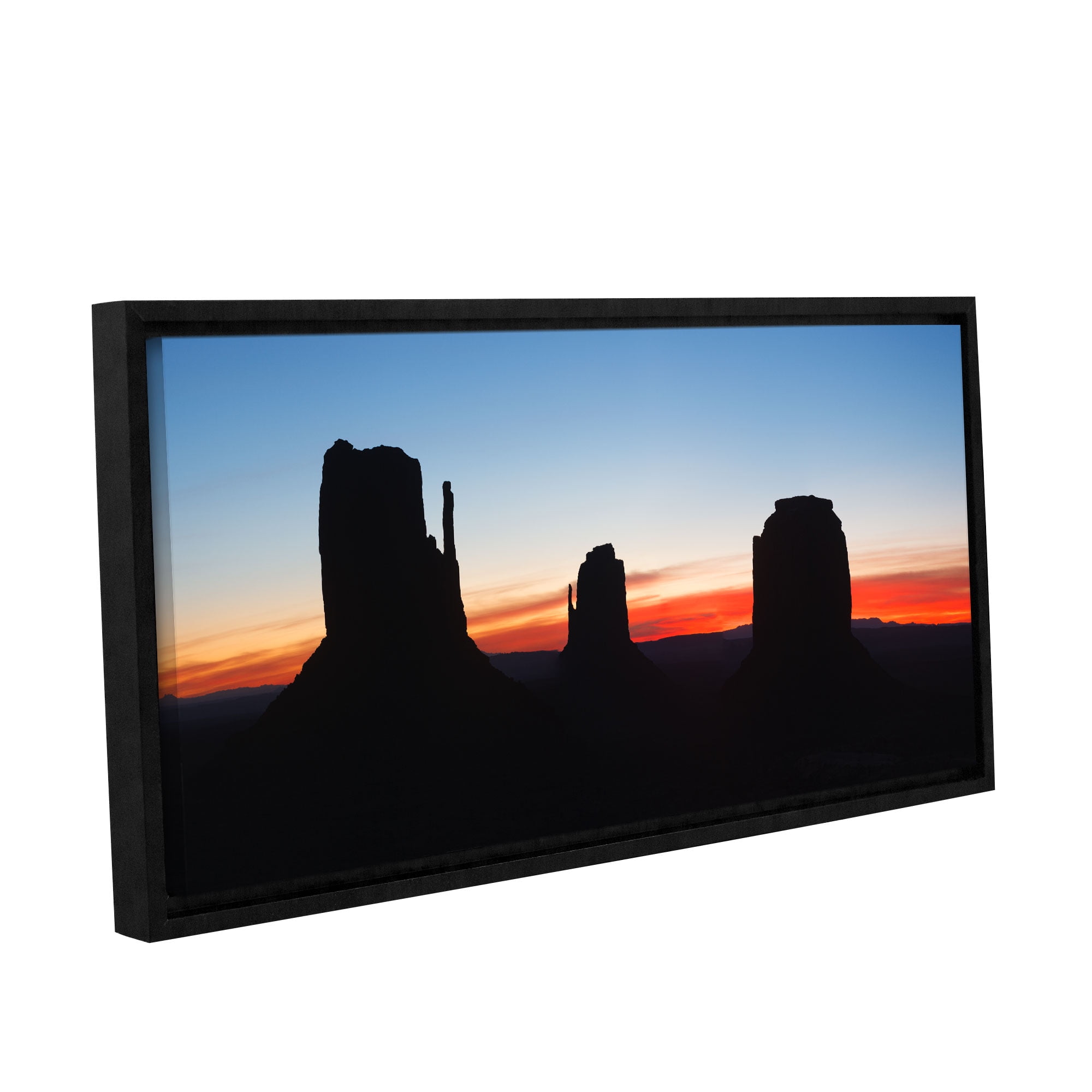 Monument Valley Sunrise Silhouette Panoramic