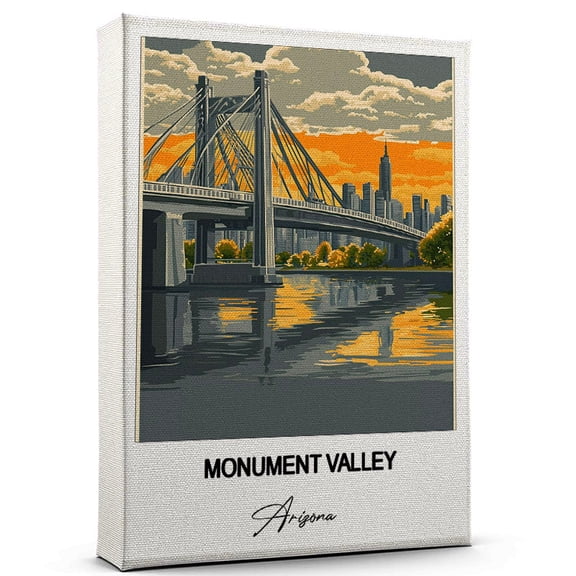 Monument Valley Travel Wall Canvas Elegant and Cultural Art Print Arizona Canvas Print Ideal Gift for Travel Lovers