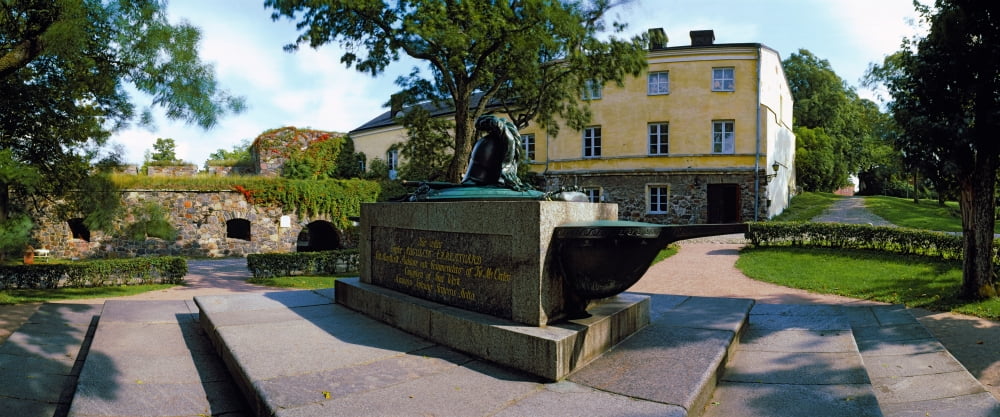 Monument in a fort Suomenlinna Helsinki Finland Canvas Art - Panoramic Images (36 x 12)
