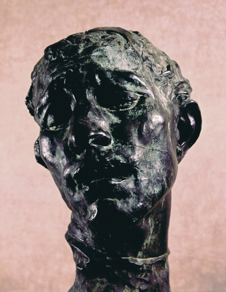 Monumental Head Of Pierre De Wiessant Canvas Art - (18 x 24)