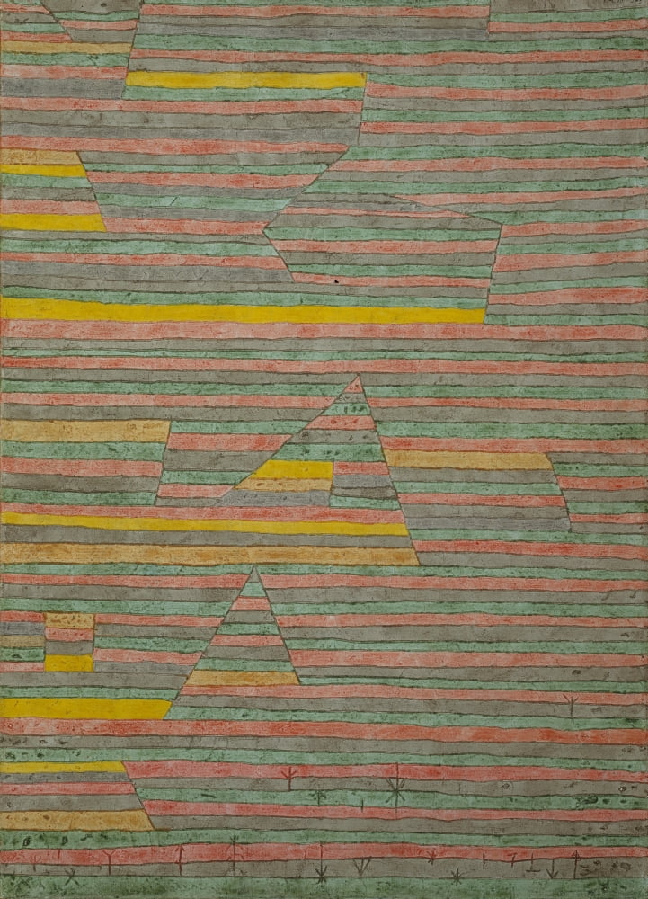 Monuments at G 1929 Canvas Art - Paul Klee (24 x 36)