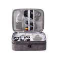thumbnail image 1 of Monyance 3 layers electronics carrying case Cable Organizer Bag 3 Layers Travel Storage Bag Electronic Accessories Handbag(11.02X8.27X3.54Inches), 1 of 10
