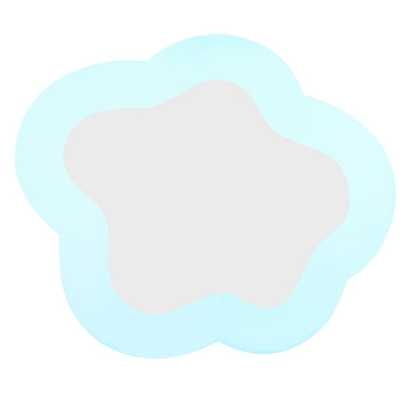 Monyance Acrylic Mirror Wall Wall Mirror Cloud Shaped Mirror Wavy Mirror Colorful Wall Vanity Mirror Wall Decoration Wall Mirror(12.01X10.24X0.08Inches)