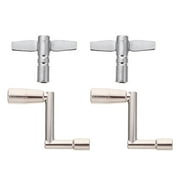 TAILTOSS 4Pcs Drum Tool Key Metal Tuning Instruments for Drummers
