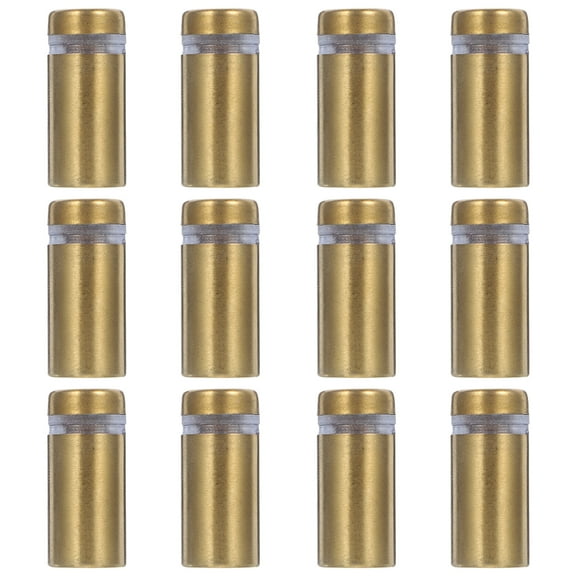 Monyance Advertising Screw Nails Standoff Advertising Screws Nails Wall Sign Glass Mounts Holders Stainless Steel Nail Mount Holder Screw Acrylic(0.98X0.47X0.47Inches)