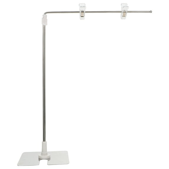 Monyance Advertising Stand Stainless Steel Poster Stand Adjustable Banner Holder(16.14X12.2X5.31Inches)