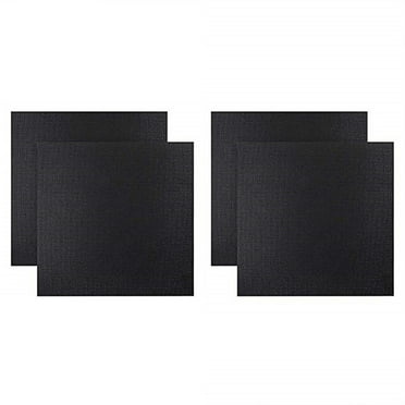 Monyance Aida Cloth 4pcs 30x30CM Black Aida Cloth for DIY Cross Stitch Embroidery(11.81X11.81X0.08Inches)