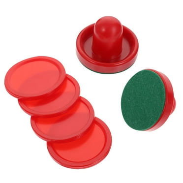 Monyance Air Hockey Paddle 1 Set Air Hockey Pushers Pucks Replacement for Game Tables Goalies Header Kit(3.15X3.15X2.36Inches)