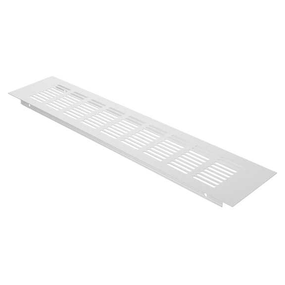 Monyance Aluminum Alloy Vent Louvered Vent Grille Air Vent Steel Return Grilles Heavy Duty Metal Cover(15.75X3.15X0.55Inches)