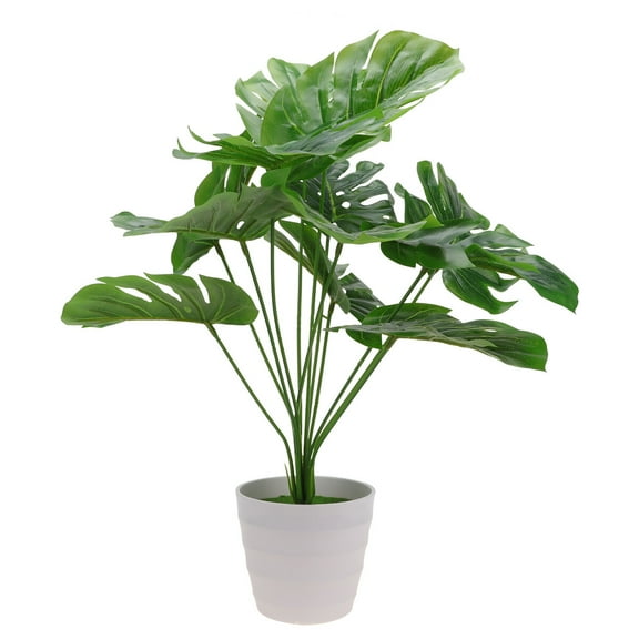 Monyance Artificial Monstera Pot Faux Monstera Plant in Pot for Home/Office Decoration(19.69X13.78X13.78Inches)