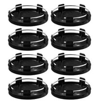 Monyance Auto Rim Refit Covers 8pcs Plastic Hub Wheel Center Caps Cover Universal Steering Wheel Accessories(2.36X2.36X0.59Inches)
