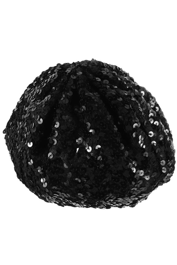 Berets Hat Sparkly Sequins Beret Beanie for Dance Party(8.66X8.66X0.12Inches)