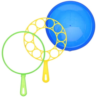 Monyance Bubble Wands Kit Big Bubble Wands Set with Tray for Kids - Giant Bubble Maker & Blower(8.11X8.11X0.98Inches)