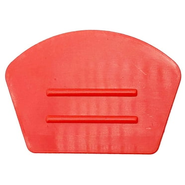 Monyance Car Film Tool Car Window Film Tool Kit - 2PCS Felt Squeegee for Vinyl Wrap & Window Tint (Red)(3.62X2.56X0.39Inches)