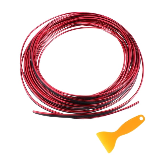 TAILTOSS 1 Set Red Flexible Car Trim Filler and Gap Seal Strip Universal Fit for Auto Interior and Exterior