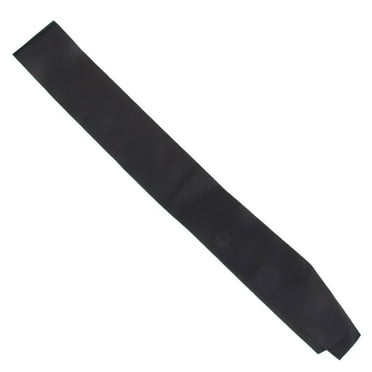 Monyance DIY satin sash Blank Satin Sash 82.5x10cm for Graduation/Wedding/Party - Black(31.1X3.74X0.02Inches)