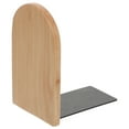 thumbnail image 1 of Monyance Desktop Bookends Wooden Bookends for Shelves - Heavy Duty Decorative Stoppers for Home and Office(5.12X4.33X3.15Inches), 1 of 11