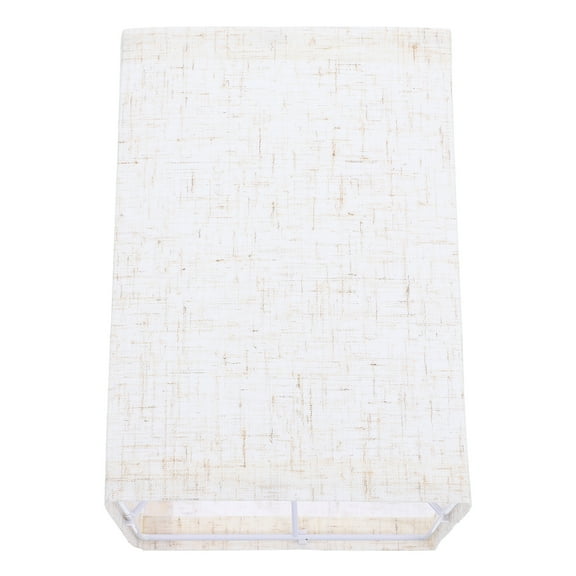 Monyance Detachable Lampshade Cloth Lampshade Square Clip On Modern Barrel Light Cover Beige(7.87X5.51X5.51Inches)