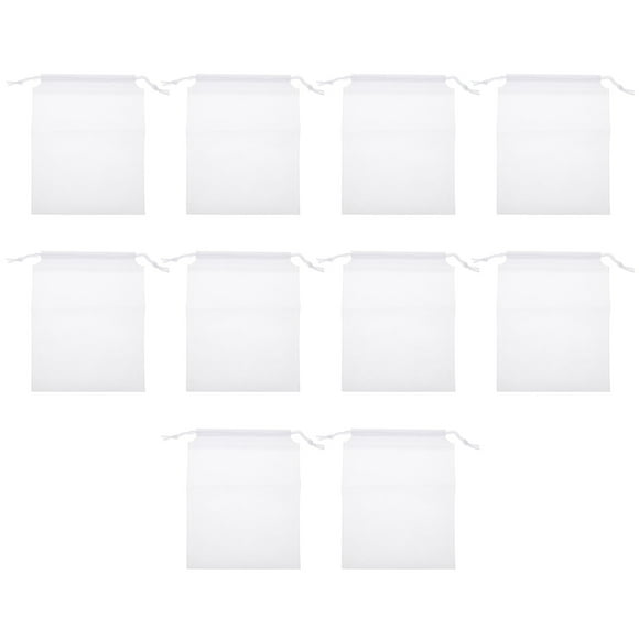 Monyance Draw String Mesh Sack 10pcs Fishing Net Bag Chum Bag Fishing Net(7.87X6.3X0Inches)