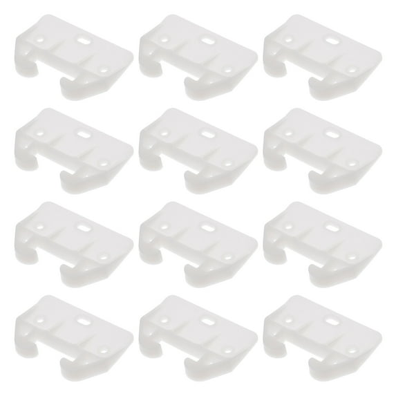Monyance Drawer Guide Brackets 12 Drawer Guides for Dressers Hutches(2.28X1.61X0.39Inches)