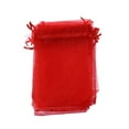 thumbnail image 1 of Monyance Drawstring Bags Bags Organza Gift Mesh Favor Small Sheer Jewelry Pouch Wedding Christmas Candy Treat Gauze(4.72X3.54X0Inches), 1 of 10