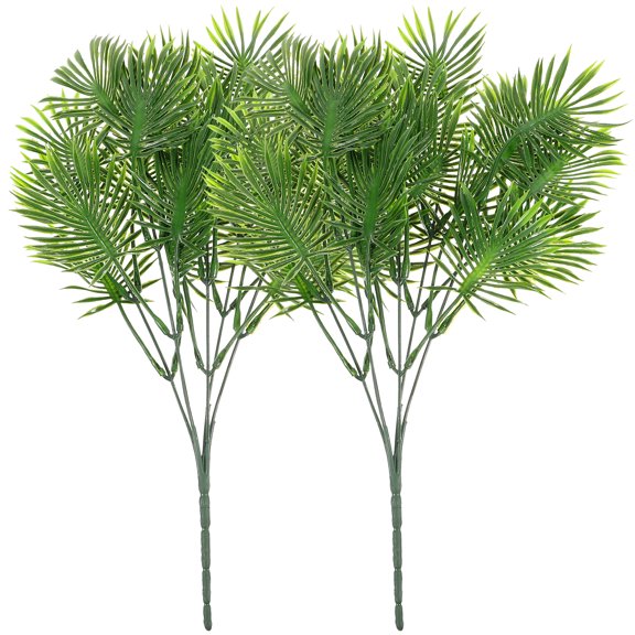 FRCOLOR 2Pcs Artificial Green Leaf Bouquets Realistic Decorative Foliage Ornaments
