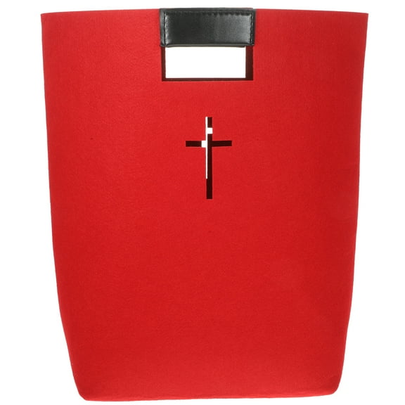 Monyance Felt Bible Cover 1Pc Bible Carrying Case Felt Handbag Felt Bible Cover Bible Tote Shopping Bag(13.78X12.6X4.33Inches)