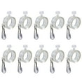 thumbnail image 1 of Monyance Flag Pole Clamps 8pcs Flag Pole Clips Flagpole Rings Rotating Mounting Metal Clip Tools(3.15X1.77X0.59Inches), 1 of 10