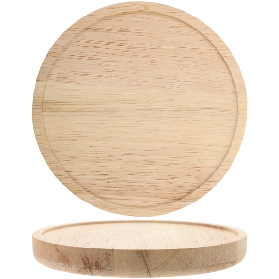 Monyance Floating Shelf Round Oak Floating Shelves for Wall Decor - Set of 2(5.91X5.91X0.71Inches)